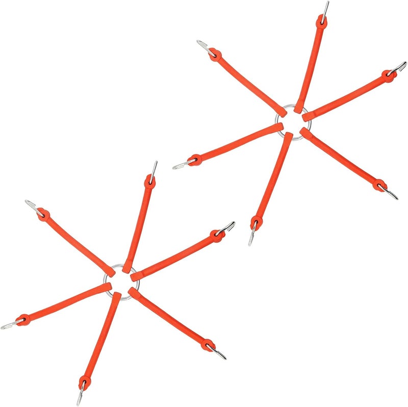 Multisland 1 Pair 39225 Car Spider Bungee Tensioner Tire Chains Tightener for Light Truck and SUV - Image 1